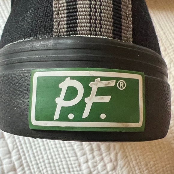 P.F. Flyers unisex Black Canvas Sneakers women’s size 9.5 men’s suze 8. - Picture 12 of 13